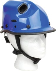 Pacific R5SL Rescue Helmet – Blue – Smokejumper Style – Ratchet Suspension, ANSI Class G