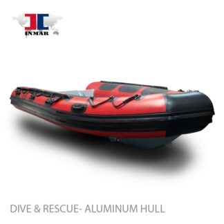 420R-DR (13'6") Dive / Rescue (Rigid Aluminum Hull) Inflatable Boat (Open RIB)